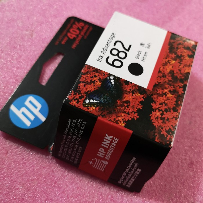 CARTRIDGE HP 682 BLACK / TINTA CATRIDGE HP682 HITAM ORIGINAL - RESMI