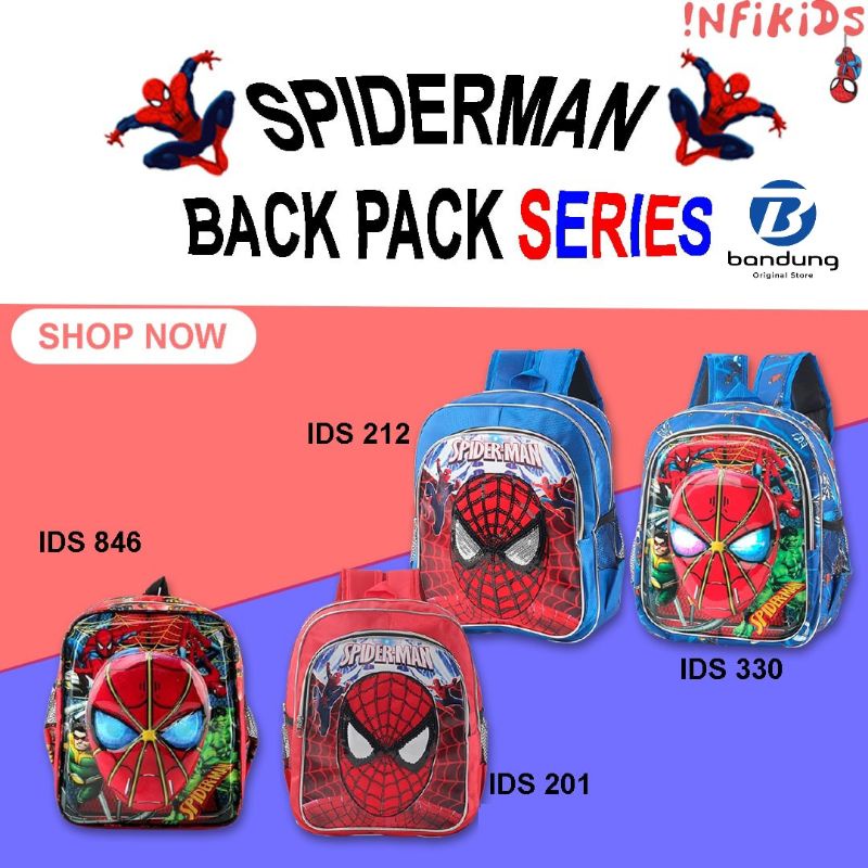 7 Model - Tas Ransel Backpack Anak Sekolah Karakter Fitur Lampu Led Paud Tk Sd High Quality Original