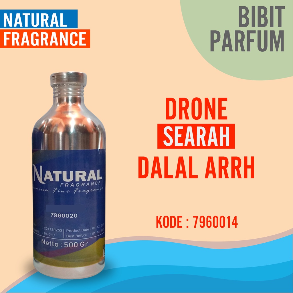 BIBIT PARFUM MURNI DALAL ARRH - DRONE NATURAL FRAGRANCE 100 ML