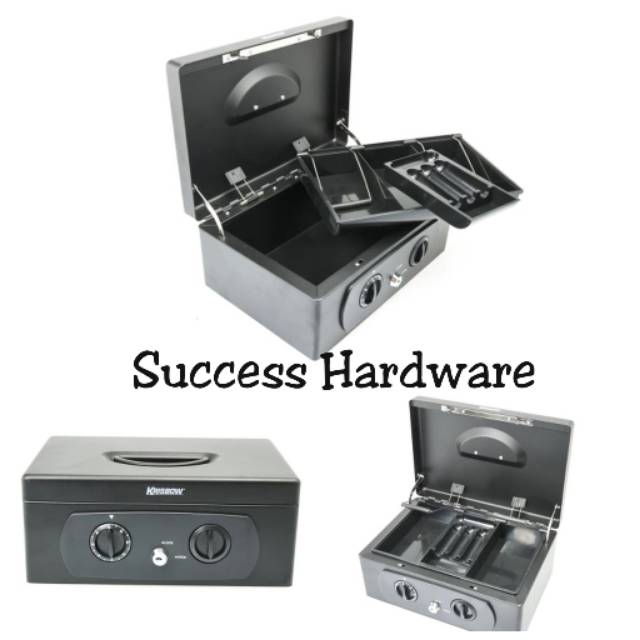 KRISBOW CASH BOX HITAM / SAFETY BOX HITAM