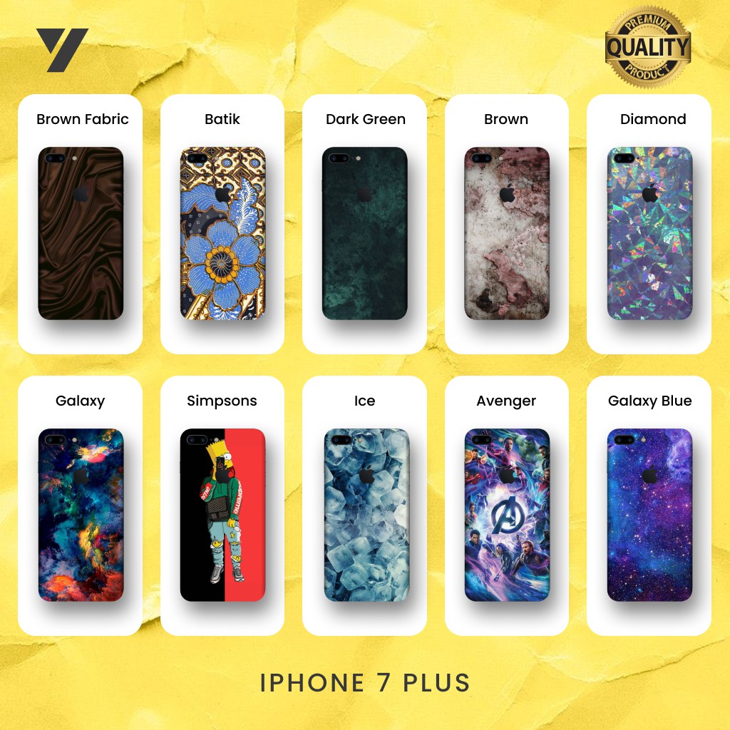 Skin / Garskin Apple iPhone 7 Plus Fullbody - FREE CUSTOM | Shopee