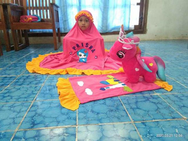 Masker Hijab Headloop Kain Oxford Fashion Organza