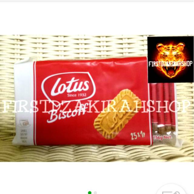 

Lotus biscoff the original caramelized biscuit 156gr