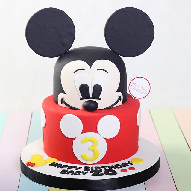 

Kue Ulang Tahun Mickey Mouse diameter 20 cm / MOHON BACA KETERANGAN