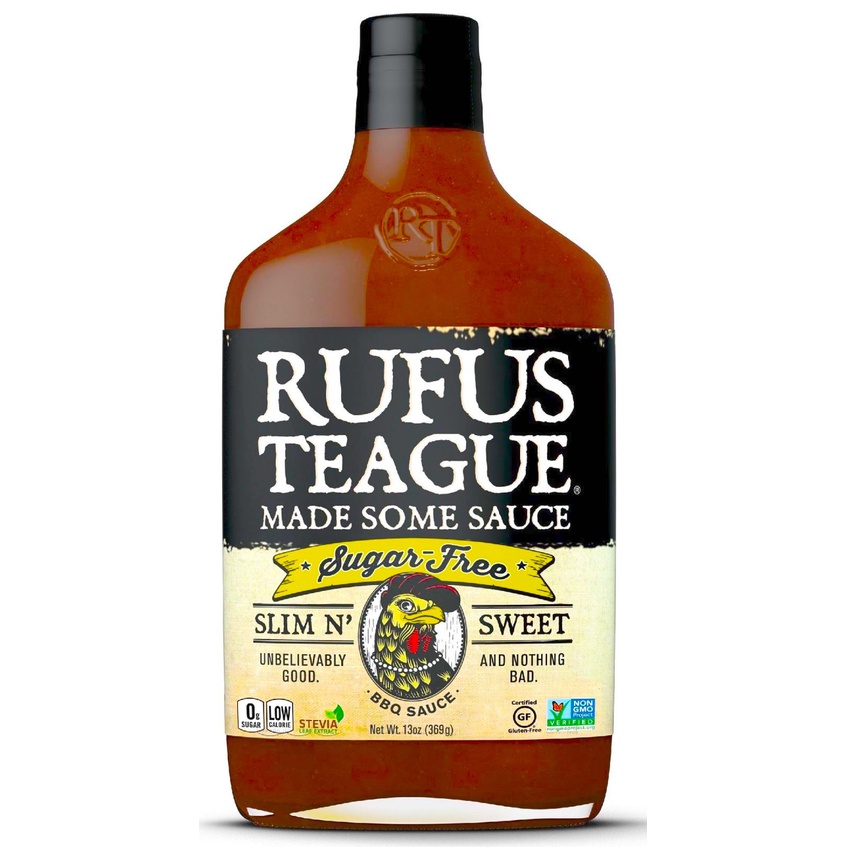 

Rufus Teague Sugar Free Slim N' Sweet BBQ Barbecue Grilled Meat Steak Chicken Fish Instant Sauce Sweetened with Stevia Saus Saus Bebas Gula Diabetes