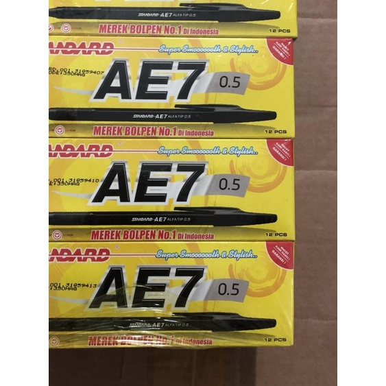 

☜ Pulpen Standard AE-7 - Hitam ♡