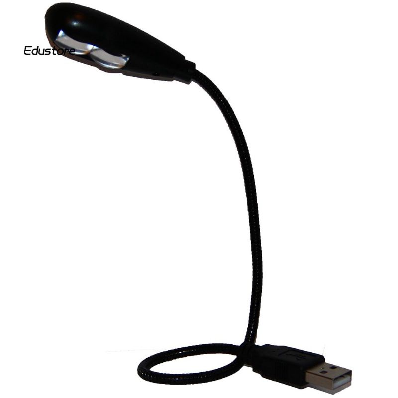 Lampu mini led usb 2 mata led kabel flexible saklar on/off