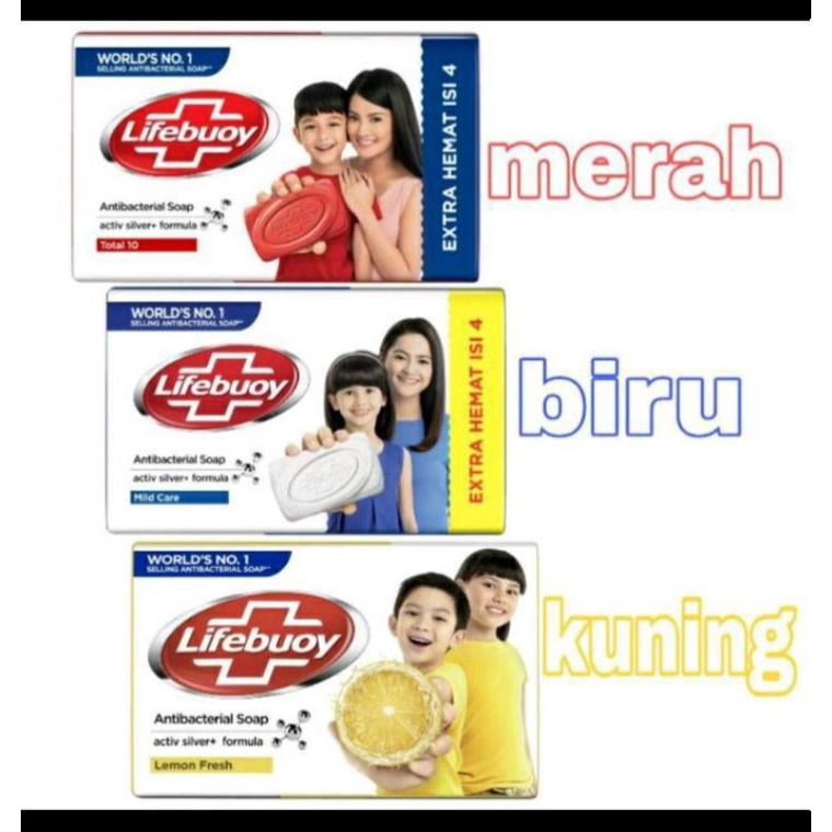 LIFEBOY SABUN MANDI BATANG 60gr / SABUN KESEHATAN