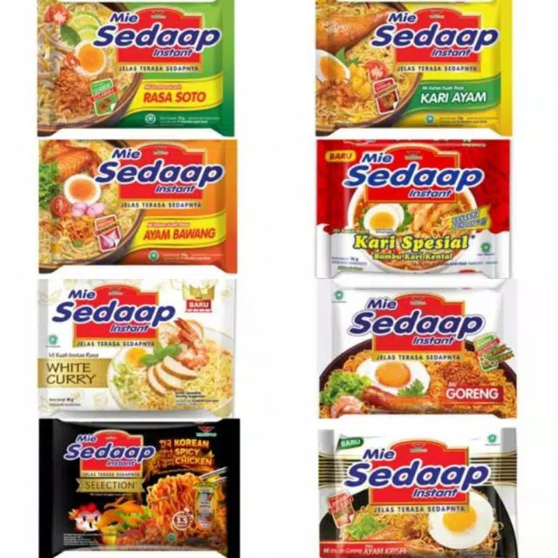 

Aneka Rasa Mie Sedaap || Harga per 5pcs