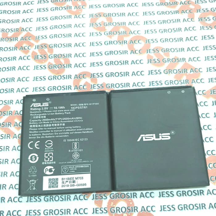 Baterai Batre Original ASUS Zenfone Go 5 Inchi - ZB500KL - X00AD Kode Battery B11P1602