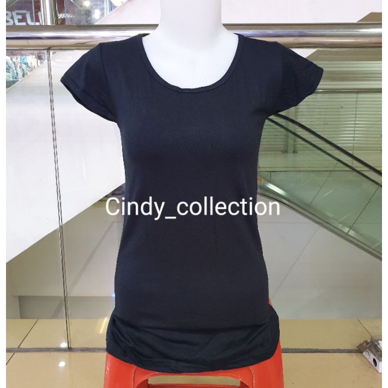 MANSET PREMIUM LENGAN PENDEK MANSET PUTIH MANSET HITAM KAOS DALAMAN INNER CEWEK KAOS WANITA PUTIH-3
