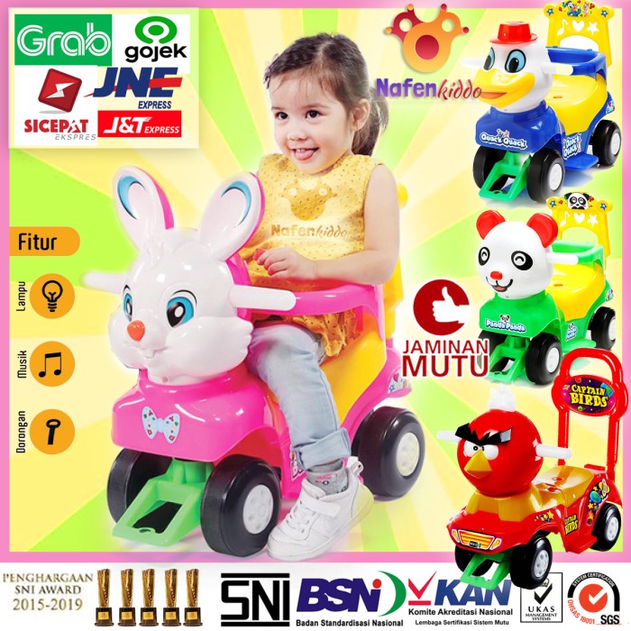 Mainan Anak Lambo Mobil Mobilan Dorong Karakter Shp