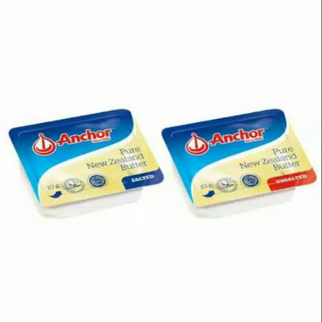 Emma Anchor Unsalted Butter Mini Portion 10 cup 10gr / Unsalted Butter MPASI Bayi / Mentega Bayi