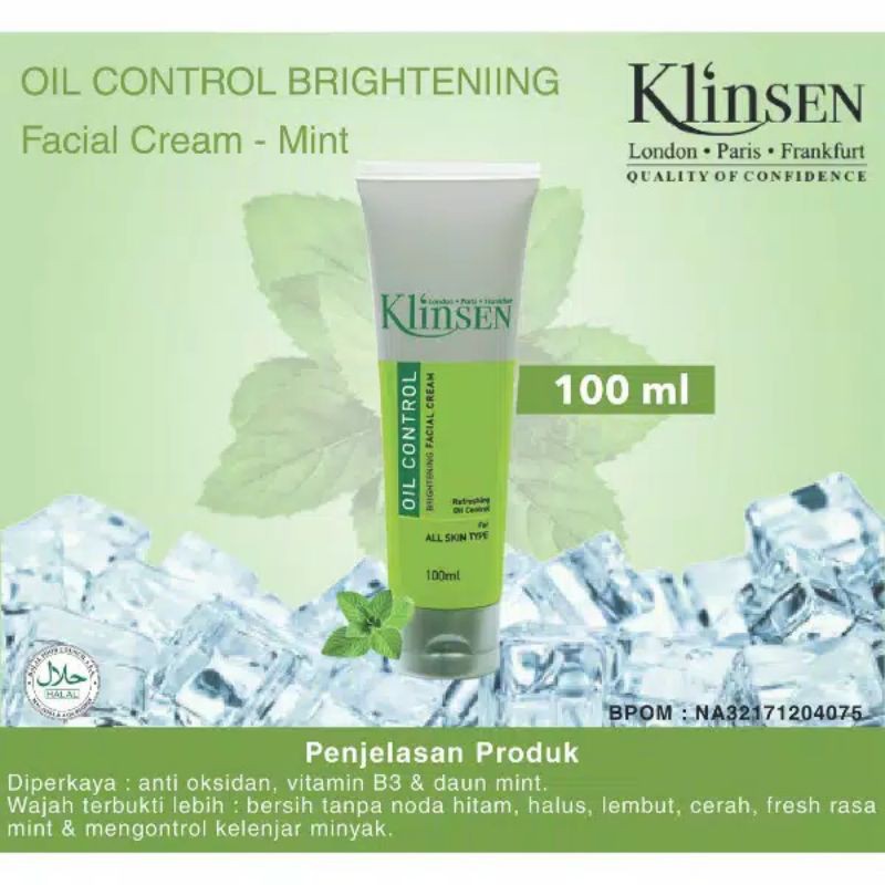 Klinsen Oil Control 100ml Original by Klinsen