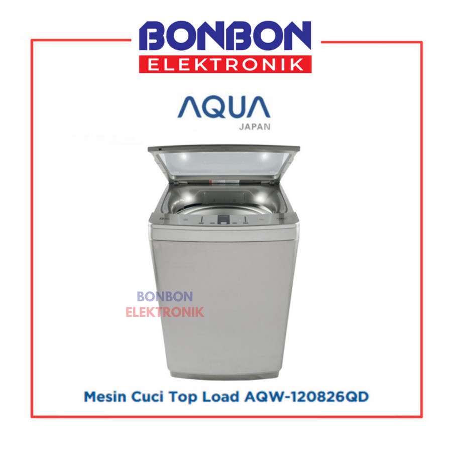 AQUA Mesin Cuci Top Loading 12KG AQW-120826QD / AQW 120826 QD