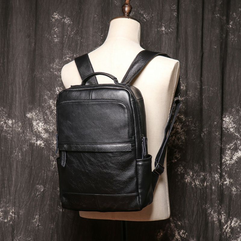 Tas punggung kulit tas ransel kulit sapi backpack kulit asli pria bahan kulit sapi asli