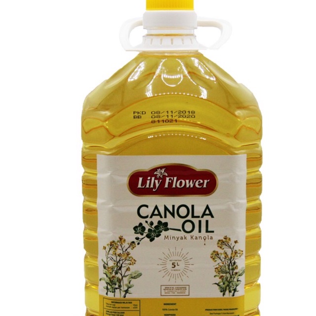 

Canola oil lily flower 5liter exp 10/2026