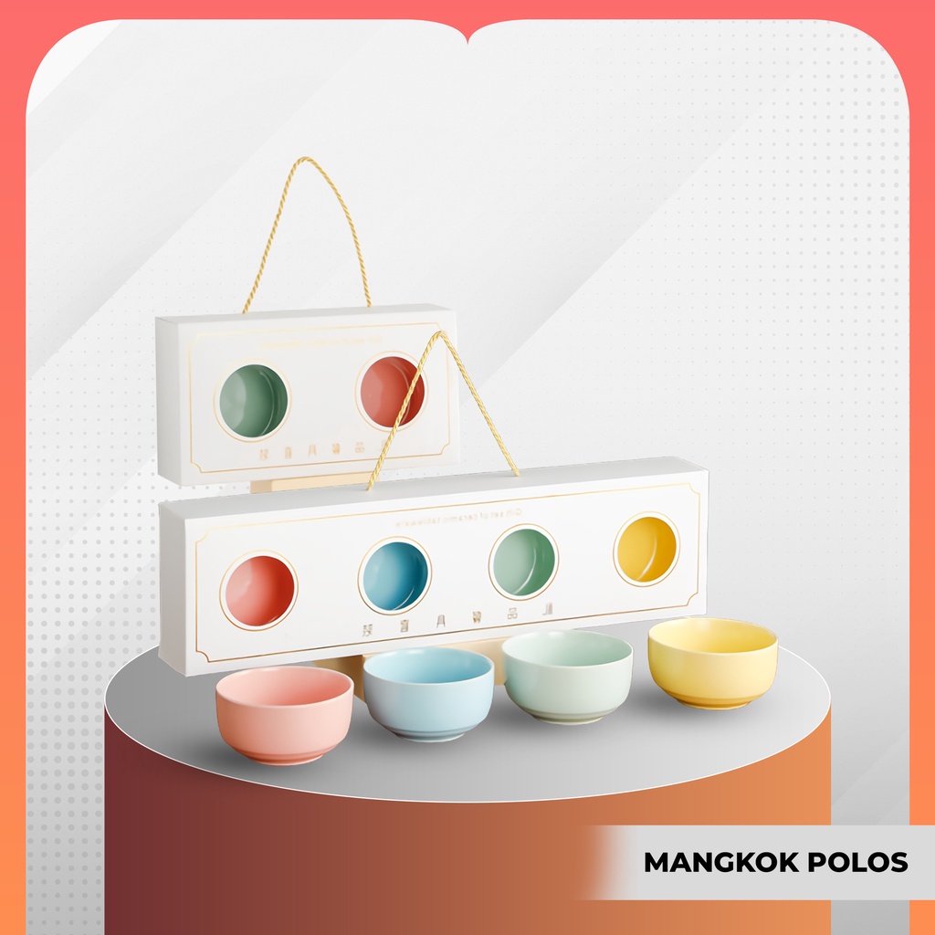 Set Mangkok Keramik Motif Glossy Glaz Unik&Lucu / Gift Set Box Mangkok Keramik Import Termurah
