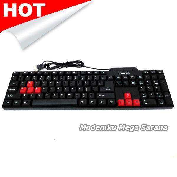 Power Fashion Keyboard KP 103 - hitam