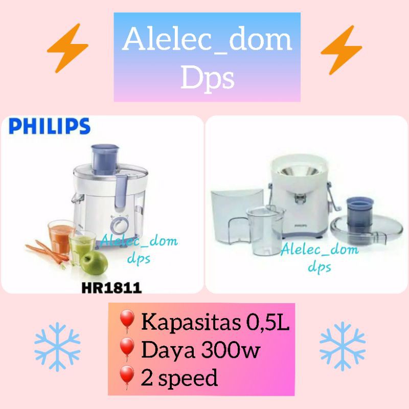 Juicer Philips Hr1811 extraktor philips hr 1811