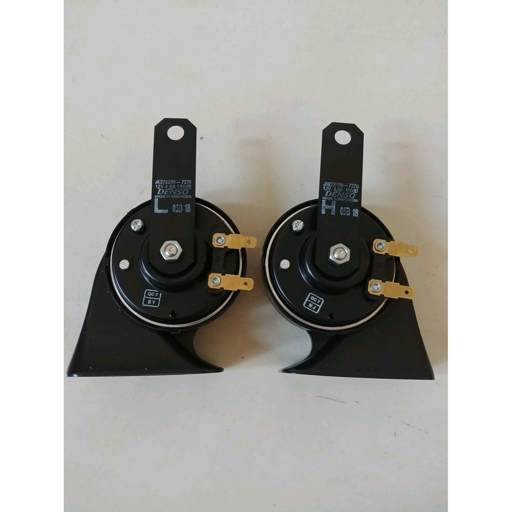 klakson HORN denso keong electric HITAM MOBIL MOTOR UNIVERSAL 12 VOLT