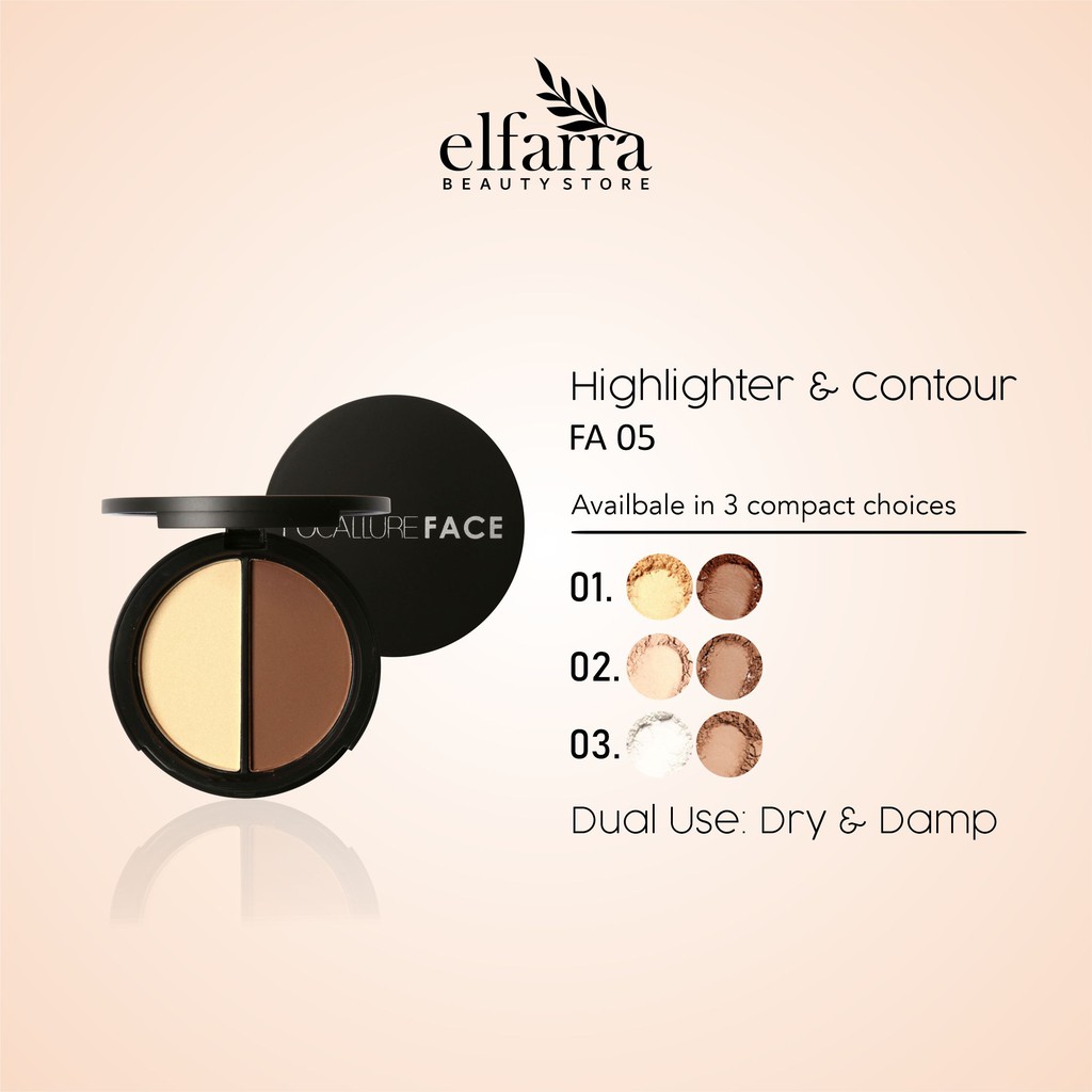 HIGHLIGHTER & CONTOUR FOCALLURE ORIGINAL & BPOM FA05