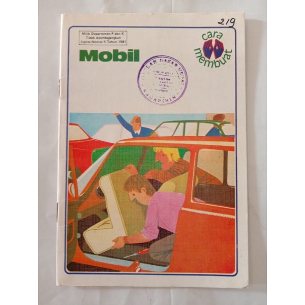 mobil - buku jadul - buku bekas perpustakaan