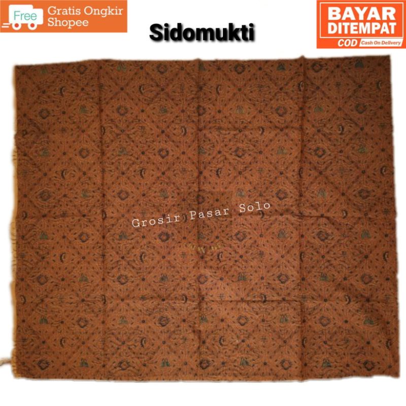 Kain Batik Jarik Motif Sidomukti (Kain Cabut) Kain Jarik Batik Cabut, Lebih Tebal, Lebih Halus.