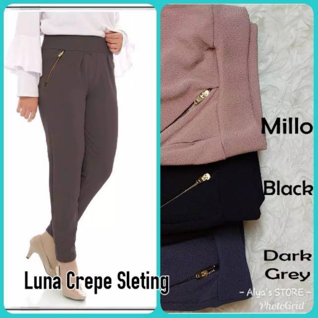 Luna Resleting standar_crepe_(1kg muat 6 pcs)