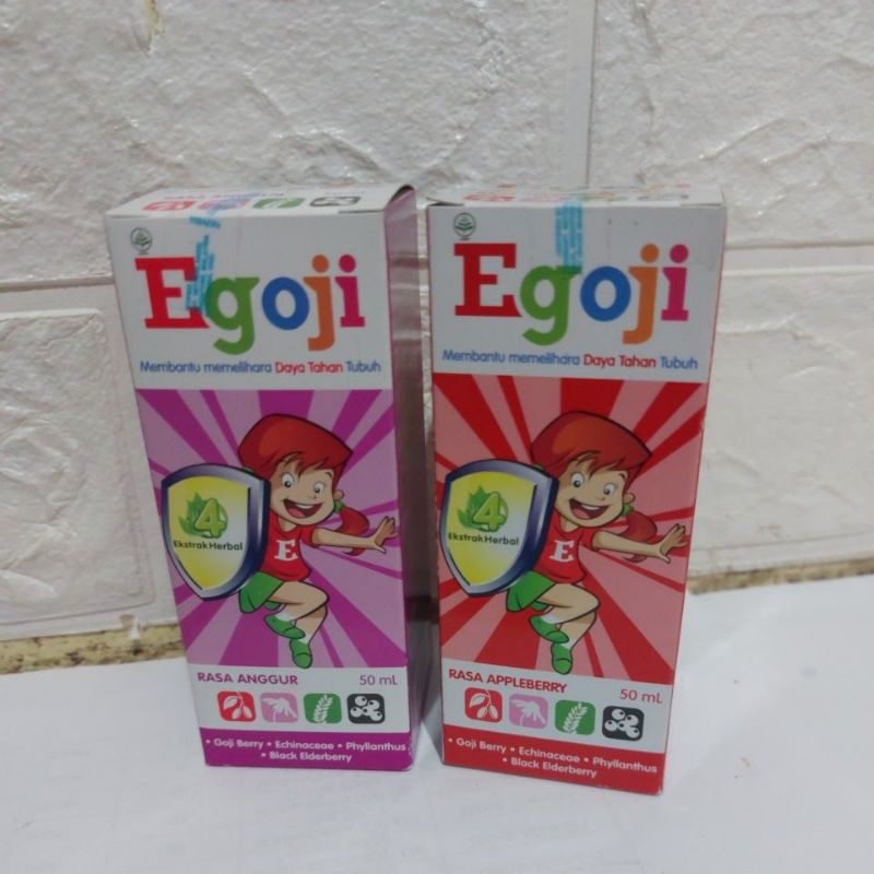 EGOJI SIRUP RASA STROBERY &amp; ANGGUR 50ML