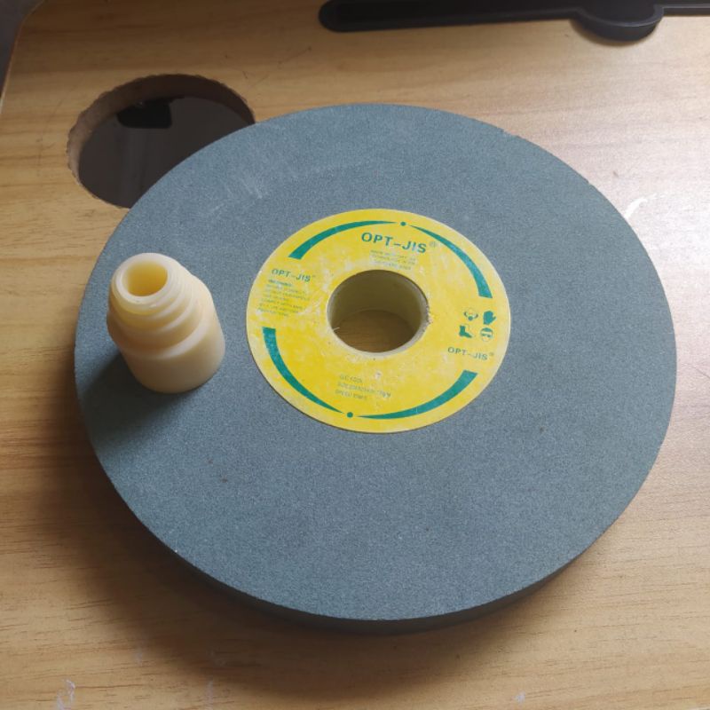 batu gerinda duduk 8 inch mata gurinda grinda hijau asah 200mm grid 100 / 80