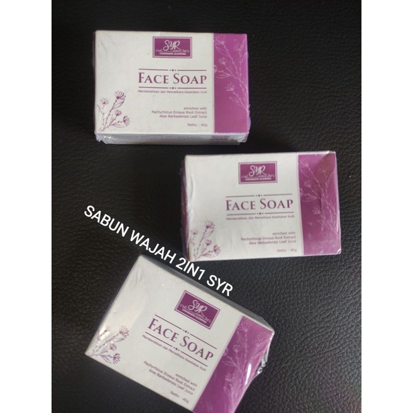 Bisa COD BPOM skincare Sabun facial wash SYR Glowing 3in1 syahreni syahraeni 3 in 1 cuci wajah ori p