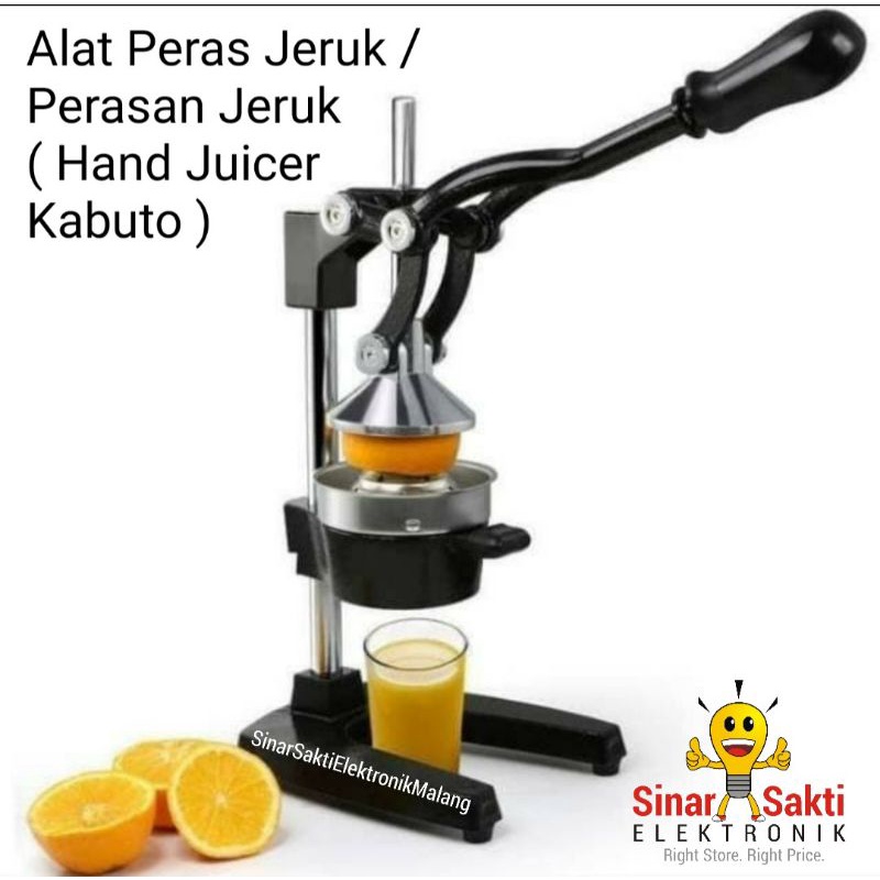 Alat Peras Jeruk / Perasan Jeruk / Lemon Manual Hand Juicer Stainless Steel Press