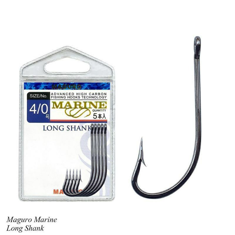 Kail Pancing Maguro MARINE LONG SHANK | Tajam | Kuat | Kail Ikan Monster