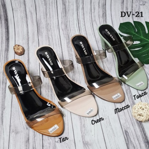 SANDAL HEELS WANITA DAVANO DV-21 TINGGI 7 cm