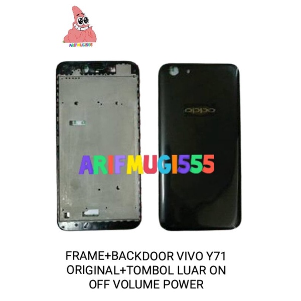 CASING KESING CESING FULLSET BAZZEL BEZEL FRAME BACKDOOR VIVO Y71 ORIGINAL