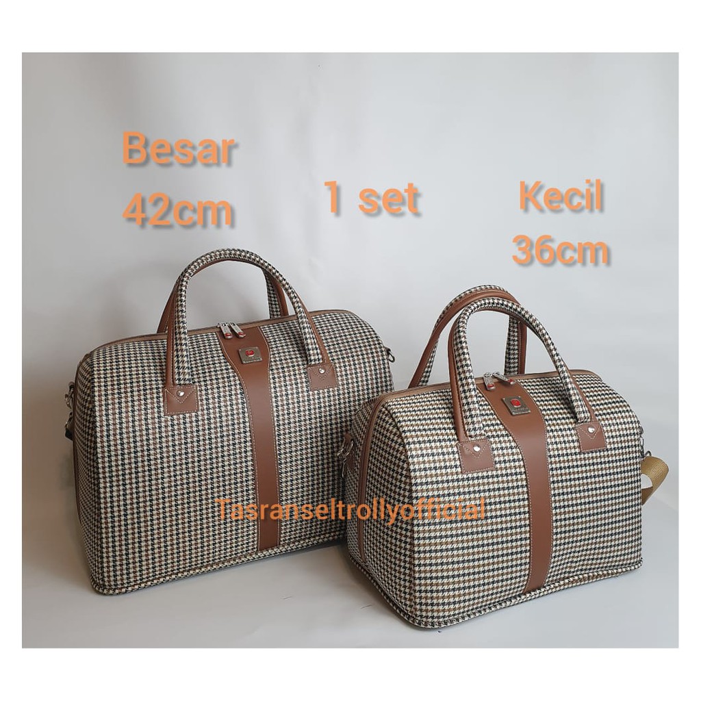 Tas Pakaian untuk wanita Polo Interclub besar&amp;kecil 1set 100%original