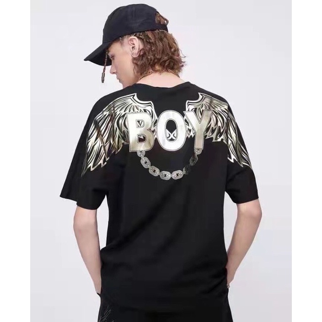 BOY43 KAOS BOY LONDON WINGS PRIA WANITA ASIA EROPA KOREA