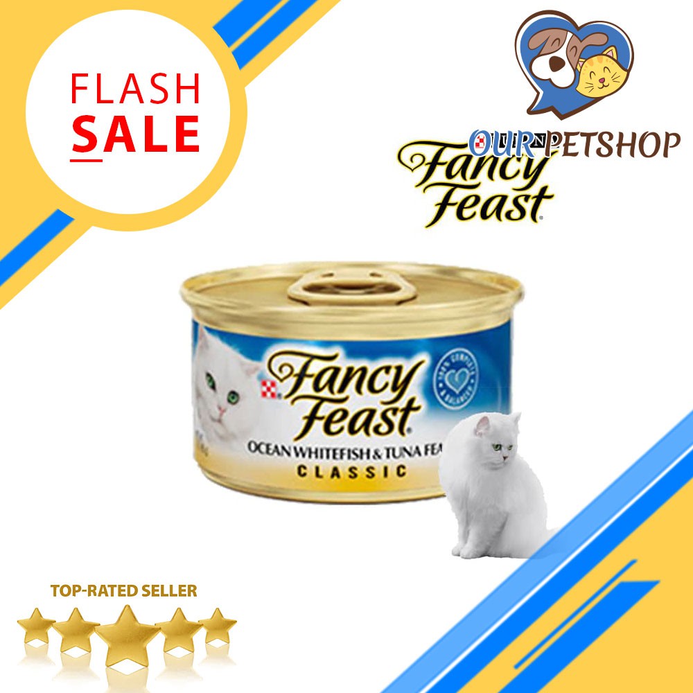 Jual MAKANAN KUCING FANCY FEAST OCEAN WHITEFISH & TUNA CLASSIC PATE