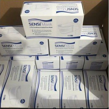 MASKER SENSI HEADLOOP ISI 50 MASKER/MASKER SENSI HEADLOOP 3PLY