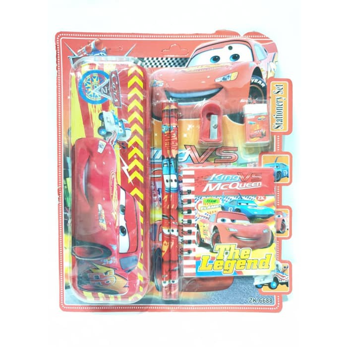 

Stationery Set Kotak Pensil Alat Tulis Anak Cars 6688