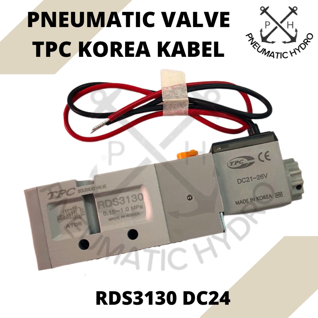 Pneumatic valve TPC RDS3130 DC24 kabel
