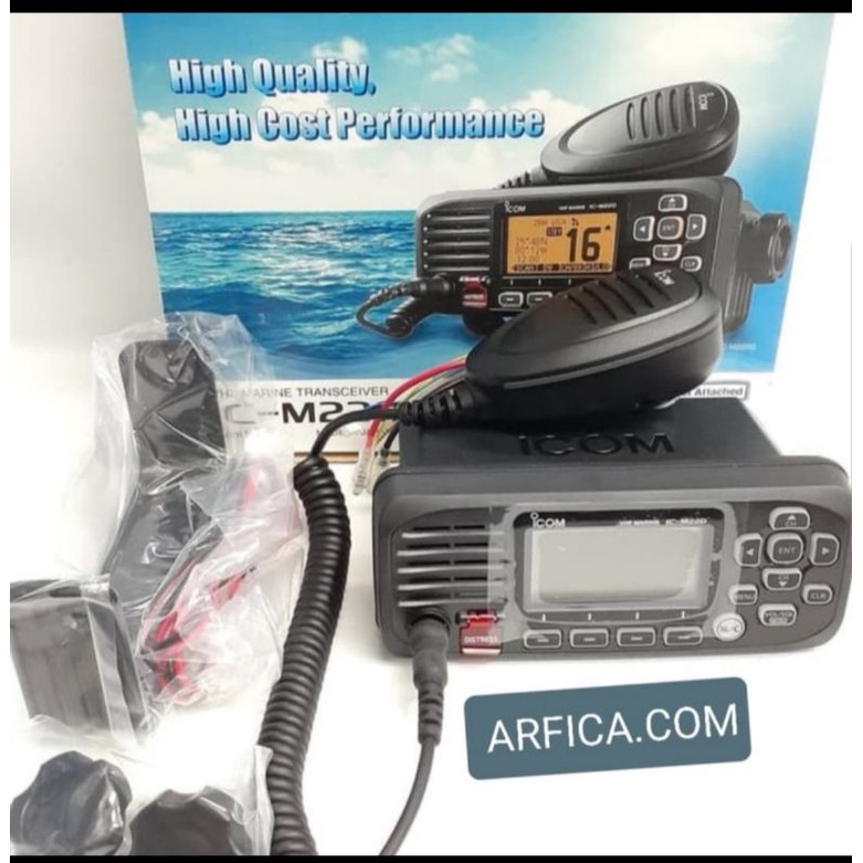 Original Ori Radio Rig Vhf Marine Icom IC M220 ICM200 Pengganti M200