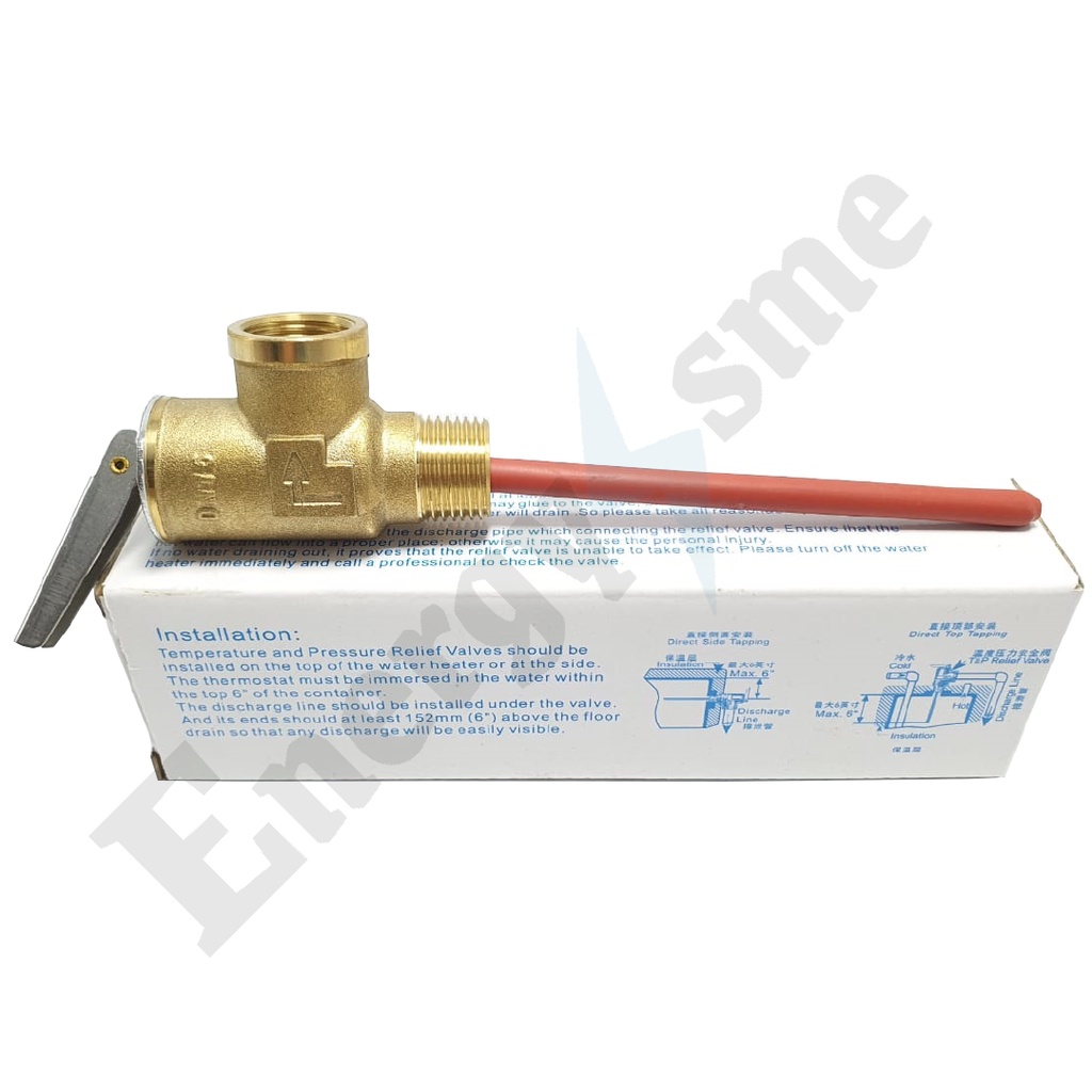 TUSEN KLEP/ SAFETY VALVE TUSEN KLEP WATER HEATER 0.7 MPA