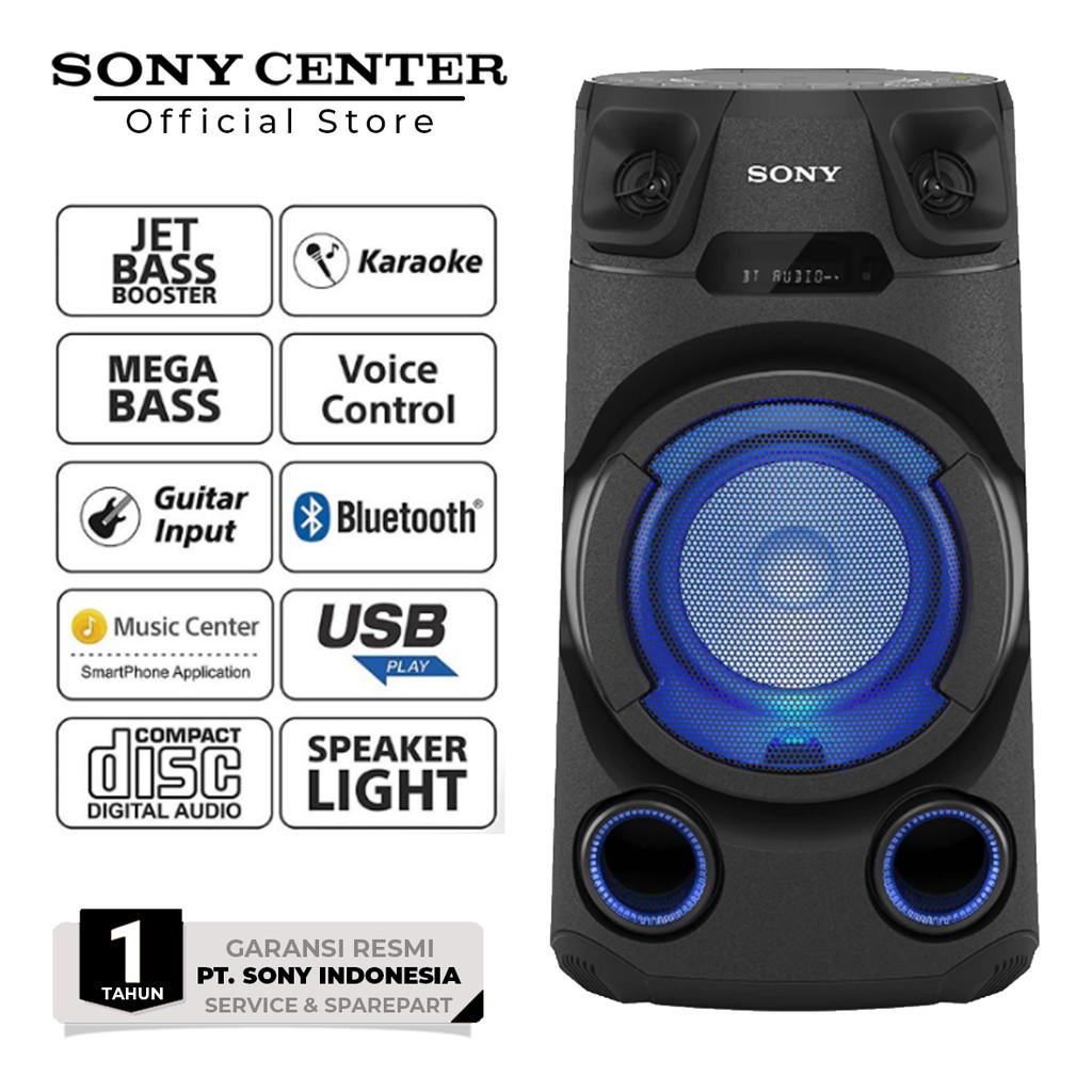 PROMO MURAH SONY MHC-V13 High Power Audio System with BLUETOOTH Technology / MHC V13 / MHCV13