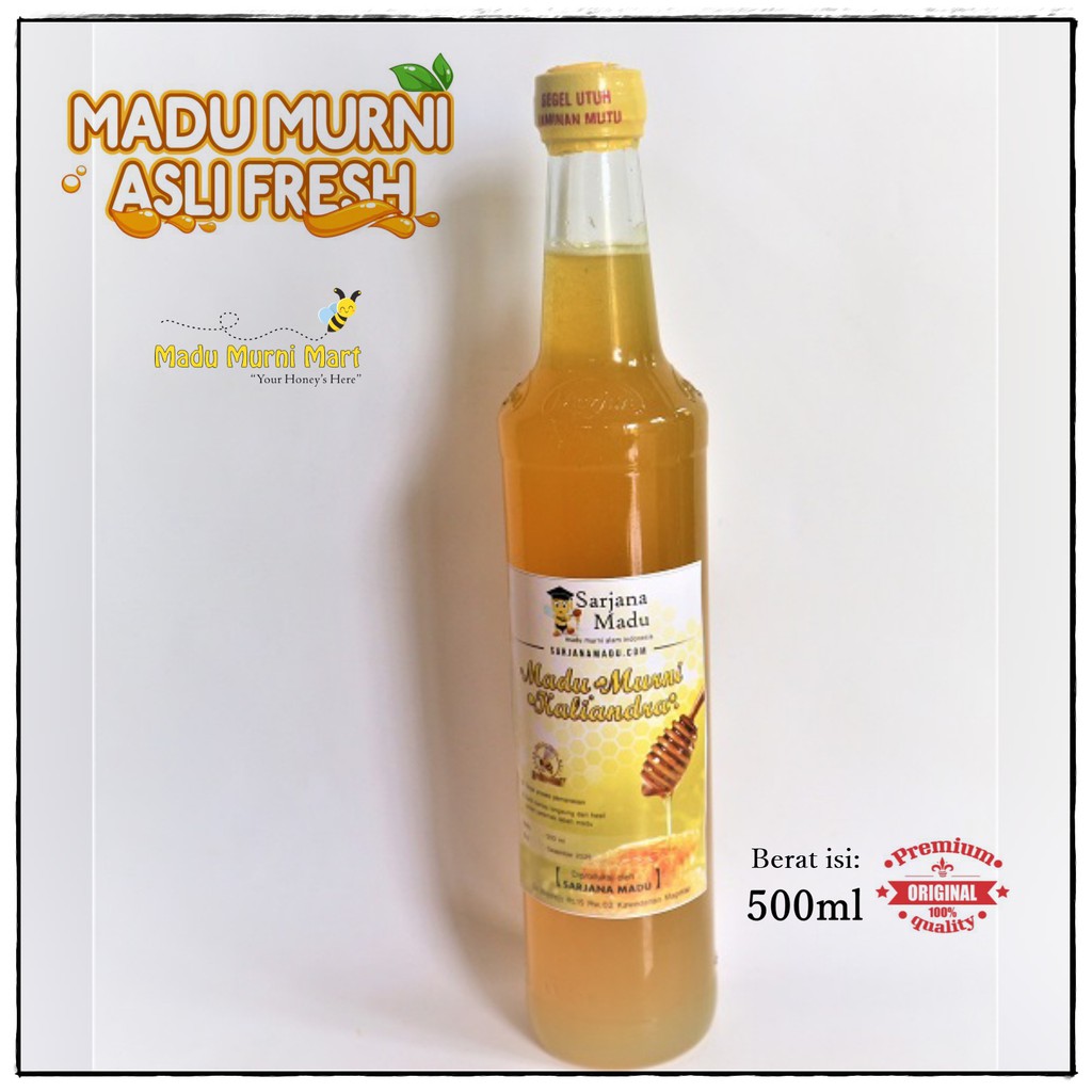 

Madu Murni Kaliandra 100% Asli Fresh 500ml