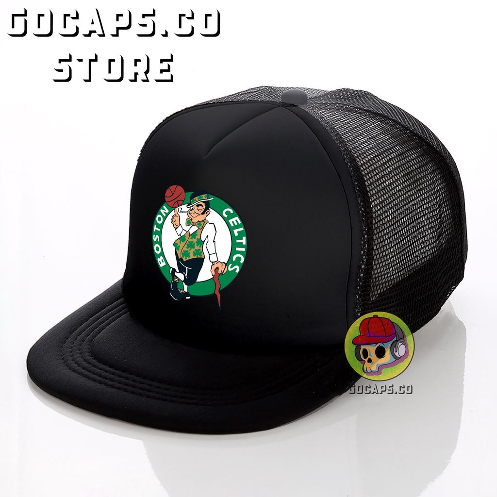 Boston Celtic / NBA / Topi Basket / Basketball / Topi Jaring / Topi Jaring Distro / Topi Jaring Premium / Topi Jaring Distro Premium / Topi Snapback / Topi Snapback Jaring / Snapback Basket / Gocaps