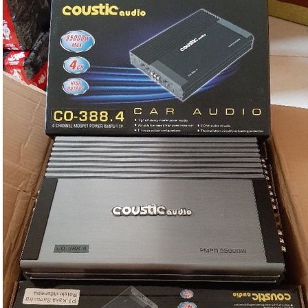 Power COUSTIC 388.4 Power COUSTIC CO-388.4 Power COUSTIC CO 388.4 Power Audio Mobil Amplifier Coustic