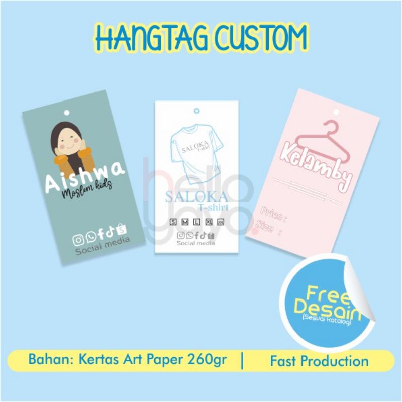 

LABEL BAJU • HANG TAG BAJU • HANG TAG LABEL CUSTOM • MURAH