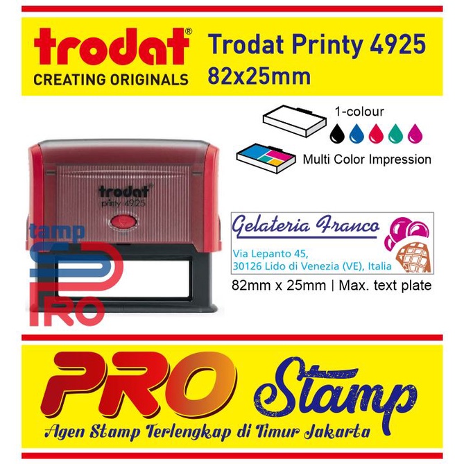 

Stempel Otomatis Trodat 4925 (Ukuran 80 x 33mm) custom design